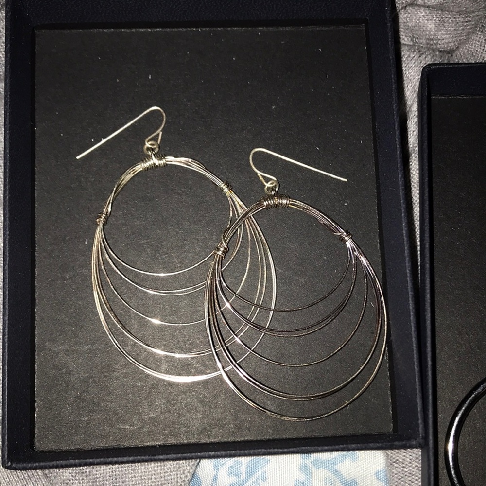 Silver earrings